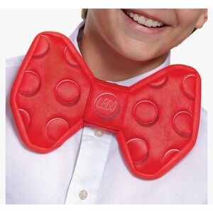New! LEGO Brand  Bowtie Hair Bow Kids‎ Red Boys Girls Costume Block Toy Fun
